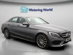 Grey Used 2018 Mercedes C220 AMG line Sedan | £17,500 (Fair price)