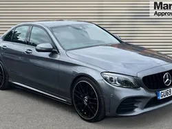 Grey Used 2019 Mercedes C220 AMG Line Premium Sedan | £18,195 (Fair price)