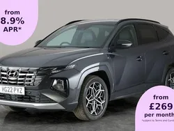Grey Used 2022 Hyundai Tucson N Line SUV | £19,095 (Fair price)