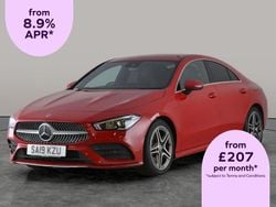 Red Used 2019 Mercedes CLA220 AMG line Sedan | £20,054 (Fair price)