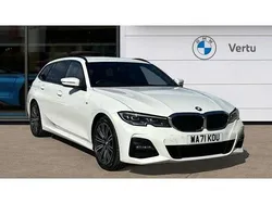 White Used 2021 BMW 320 M Sport Estate | £25,099 (Fair price)