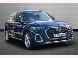 Blue Used 2022 Audi Q5 S-Line SUV | £31,600 (Fair price)