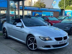 Silver Used 2010 BMW 635 Cabriolet Sport Line Cabriolet | £6,480
