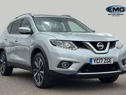 Silver Used 2017 Nissan X-Trail Tekna SUV | £9,495 (Fair price)