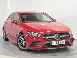 Red Used 2019 Mercedes A180 AMG line Hatchback | £16,298 (Fair price)