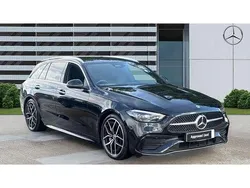 Black Used 2024 Mercedes C220 AMG Line Premium Estate | £35,578 (Fair price)