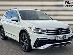 White Used 2022 VW Tiguan R-line SUV | £25,509 (Good price)