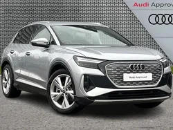 Silver Used 2024 Audi Q4 e-tron S-Line SUV | £34,490 (Good price)