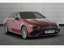 Red Used 2023 Mercedes A200 AMG Line Premium Plus Sedan | £27,650 (A bit pricey)