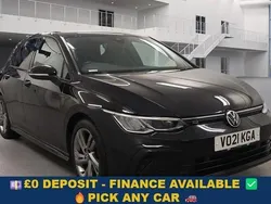 Black Used 2021 VW Golf VIII R-line Hatchback | £16,049 (Fair price)