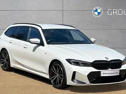 White Used 2024 BMW 320 M Sport Estate | £31,995 (Fair price)