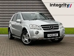Silver Used 2009 Mercedes ML63 AMG AMG SUV | £18,799