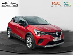 Flame red with diamond black roof Used 2020 Renault Captur Iconic SUV | £12,995 (Fair price)