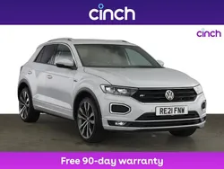 Silver Used 2021 VW T-Roc R-line SUV | £17,699 (Fair price)