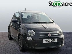 Black Used 2022 Fiat 500 Hatchback | £9,646