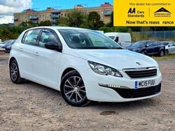 White Used 2015 Peugeot 308 Sportium Hatchback | £4,188 (Fair price)