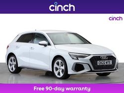 White Used 2022 Audi A3 e-tron S-Line Hatchback | £16,999 (Fair price)