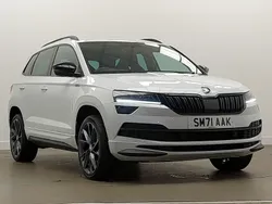White Used 2021 Skoda Karoq SportLine SUV | £22,998 (Fair price)