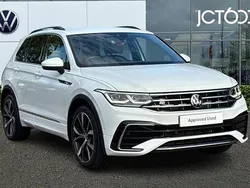 White Used 2022 VW Tiguan R-line SUV | £28,327 (Fair price)