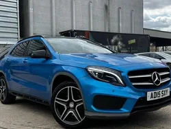 Blue Used 2015 Mercedes GLA250 AMG line SUV | £11,100 (Fair price)