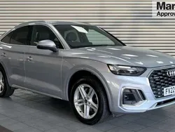 Silver Used 2022 Audi Q5 Sportback S-Line SUV | £32,259 (Good price)