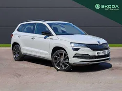 Grey Used 2022 Skoda Karoq SportLine SUV | £19,400 (Fair price)