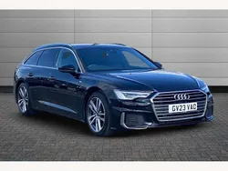 Black Used 2023 Audi A6 S-Line Estate | £32,195 (Fair price)