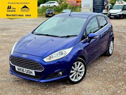 Blue Used 2016 Ford Fiesta Titanium Hatchback | £7,988 (A bit pricey)