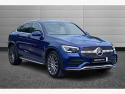 Blue Used 2020 Mercedes GLC300e AMG Line Premium Coupe | £30,990 (Fair price)