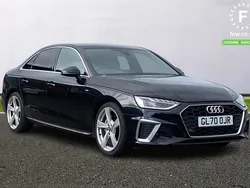 Black Used 2020 Audi A4 S-Line Sedan | £18,899 (Fair price)