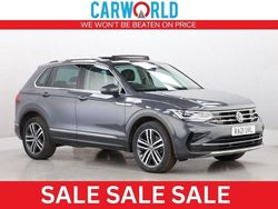 Grey Used 2021 VW Tiguan Elegance SUV | £15,700 (Fair price)