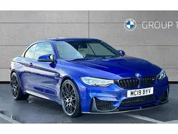 San marino blue Used 2019 BMW M4 Cabriolet Competition Edition Cabriolet | £32,875 (Fair price)