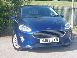 Blue Used 2017 Ford Fiesta Titanium Hatchback | £8,498 (A bit pricey)