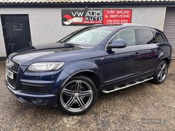 Blue Used 2013 Audi Q7 S-line plus SUV | £9,995 (Fair price)