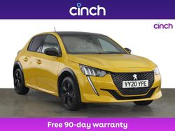 Yellow Used 2020 Peugeot 208 GT-line Hatchback | £12,549 (Fair price)