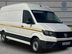 Candy white Used 2024 VW Crafter Trendline Van | £27,995 (Fair price)