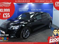 Black Used 2018 Ford Focus ST-Line Hatchback | £10,999 (A bit pricey)