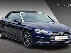 Blue Used 2019 Audi A5 Cabriolet S-Line Cabriolet | £19,500 (Fair price)