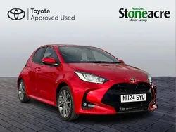 Red Used 2024 Toyota Yaris Hybrid Hatchback | £20,500 (Fair price)
