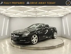 Black Used 2014 Mercedes SLK250 AMG Cabriolet | £9,990 (Fair price)