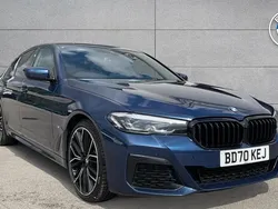 Blue Used 2020 BMW 530 M Sport Sedan | £26,590 (A bit pricey)