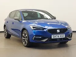 Blue New 2024 Seat Leon FR Sport Hatchback | £28,198 (A bit pricey)