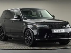 Exterior paint santorini black Used 2021 Land Rover Range Rover Sport S SUV | £40,500 (Fair price)
