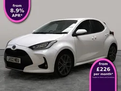 White Used 2022 Toyota Yaris Hybrid Hatchback | £16,159 (Fair price)