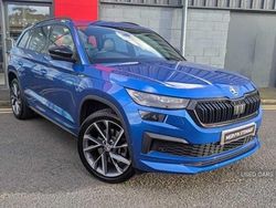 Blue Used 2024 Skoda Kodiaq SportLine SUV | £33,990 (Fair price)