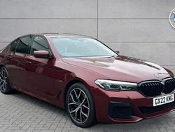 Red Used 2022 BMW 530e M Sport Sedan | £26,955 (Fair price)