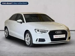 Glacier white, metallic Used 2018 Audi A3 Sport Sedan | £12,502 (Super price)