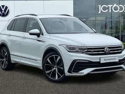 White Used 2023 VW Tiguan R-line SUV | £29,813 (Fair price)