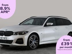 White Used 2021 BMW 330e M Sport Estate | £25,525 (Fair price)
