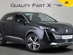 Black Used 2021 Peugeot 3008 Allure Premium SUV | £13,980 (Fair price)
